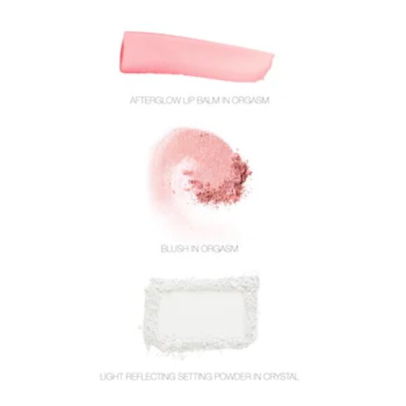 NIB ✅ NARS THE GLOW GETTER SET (Orgasm Blush, Lip Balm & Crystal Powder) ✨ NIB - Picture 7 of 12